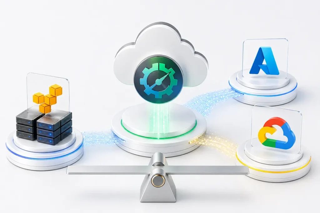 Cloud cost optimization tools compared across Turbonomic, AWS, Azure, and Google Cloud