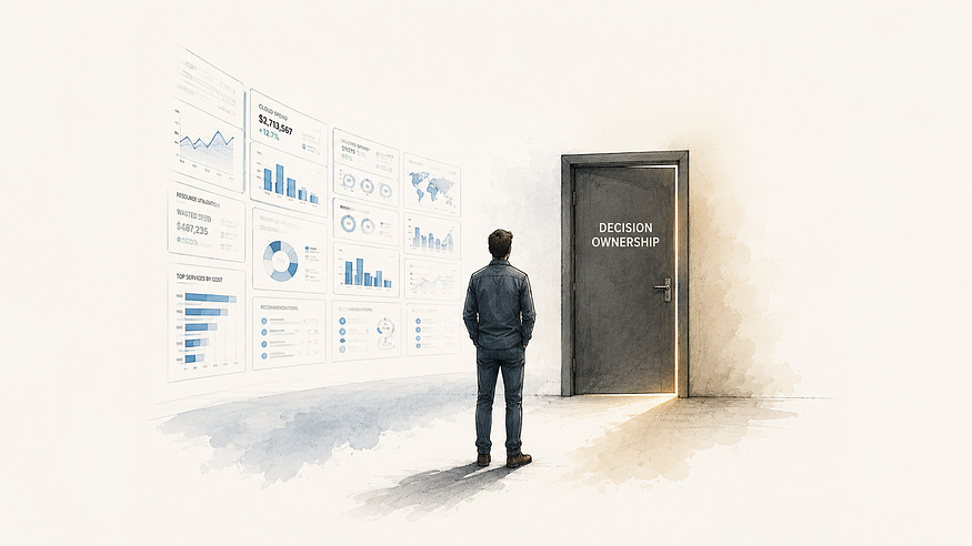 A dashboard can reveal problems without creating action