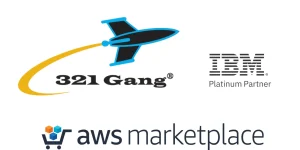 aws marketplace 321 gang logo +IBM